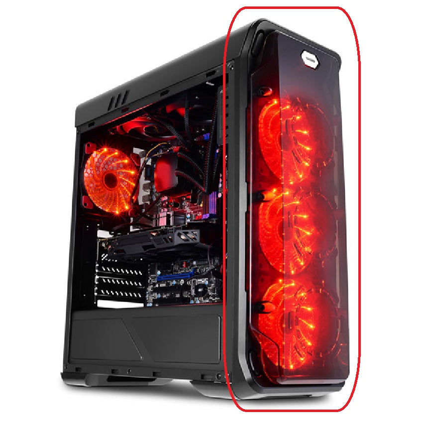 LC-988B-ON "Red Typhoon" Ersatz Frontpanel