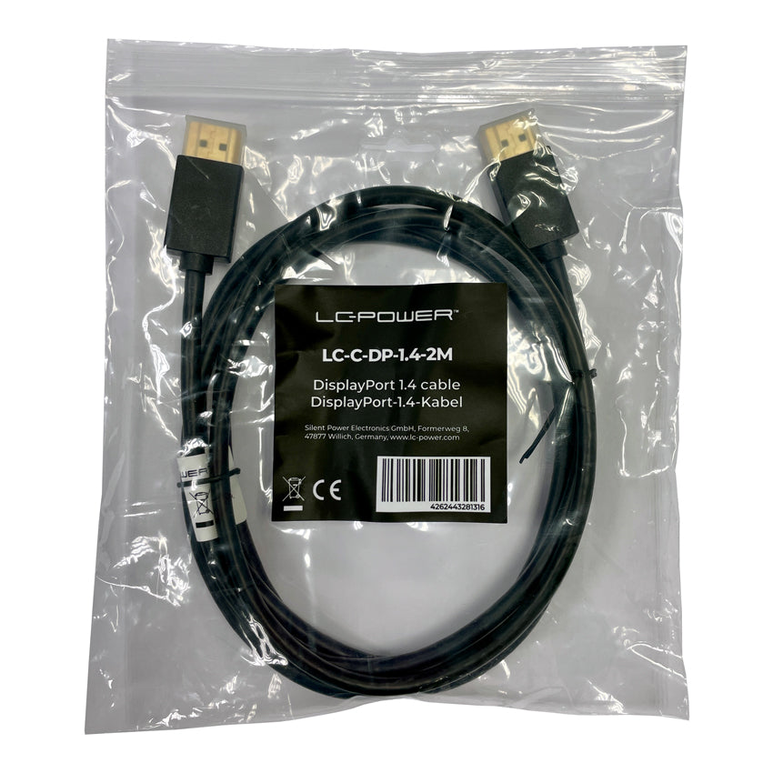 LC-C-DP-1.4-2M - DisplayPort-1.4-Kabel