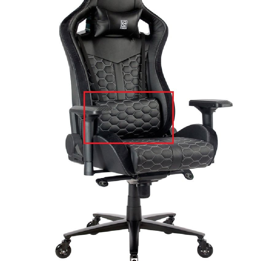 LC-GC-801BW Replacement Backrest Cushion for your Gaming Chair Black/White