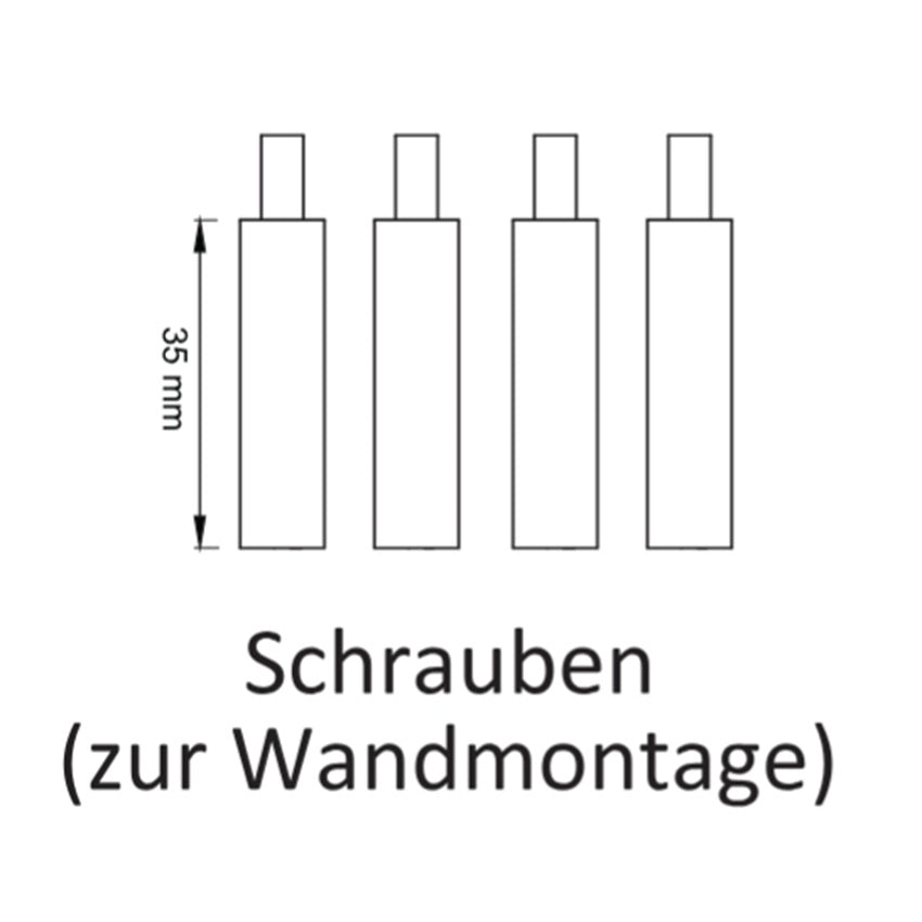 Monitor VESA Montage Adapter Schrauben 35mm