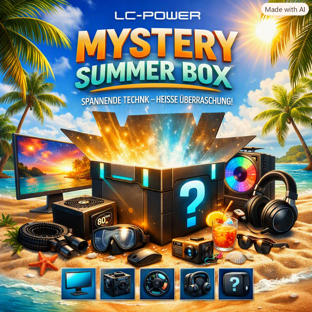 Mystery Summer by LC‑Power – Heiße Deals, coole Technik!