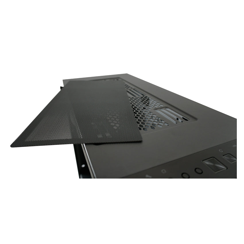 LC-Power LC-709B-ON Solar System X – Schwarzes ATX Gaming Gehäuse mit ARGB Lüfter