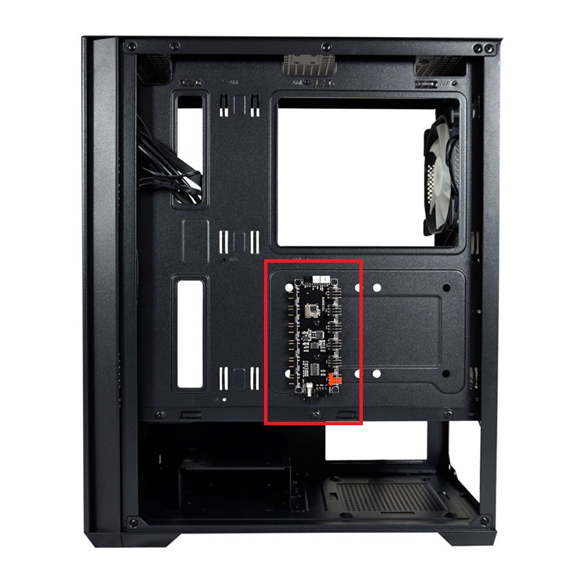 LC-717B/W-ON Ersatz ARGB HUB Platine