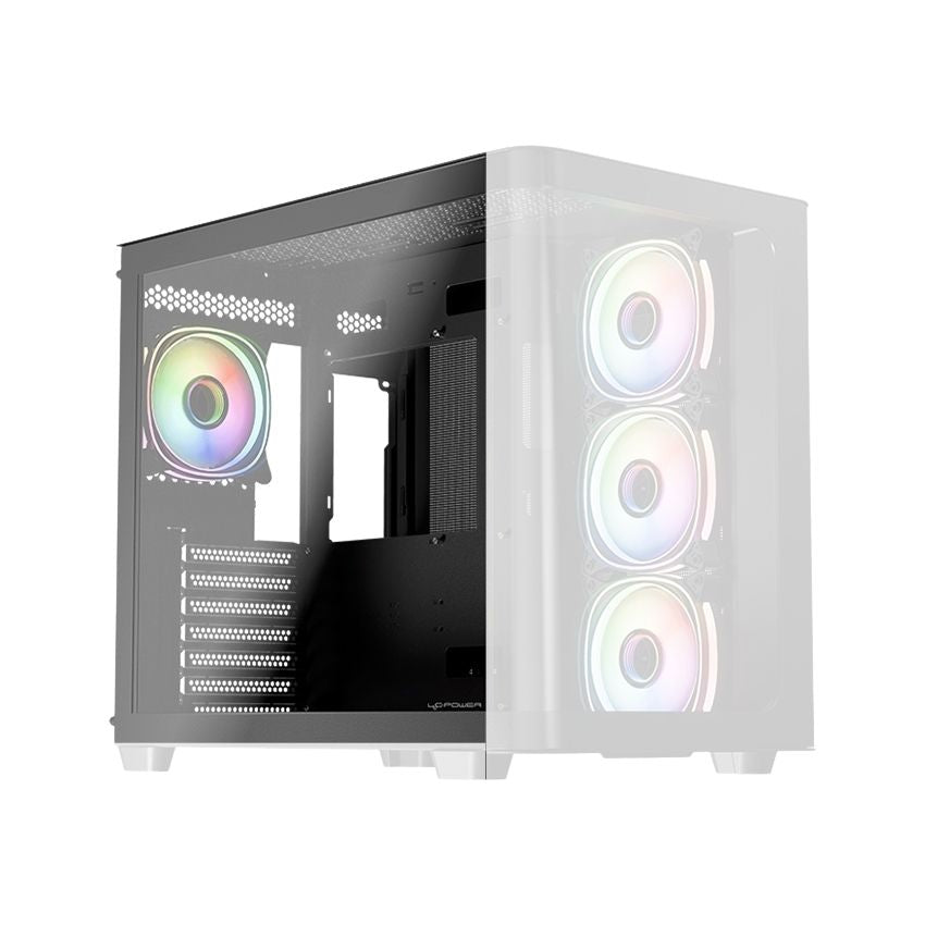 LC-8001W/B – Glass side panel