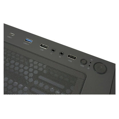 LC-Power Gaming 802 Wanderer_X Series | ATX Gaming Gehäuse Mesh, Glas und ARGB