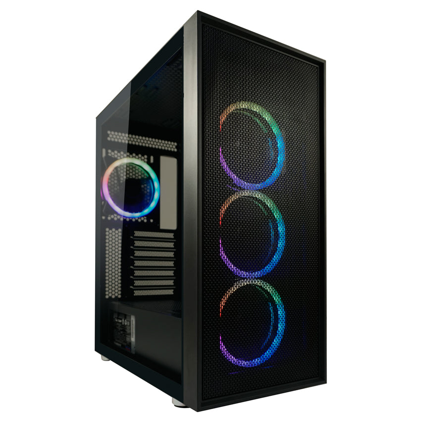 LC-Power Gaming 802 Wanderer_X Series | ATX Gaming Gehäuse Mesh, Glas und ARGB
