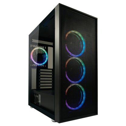 LC-Power Gaming 802 Wanderer_X Series | ATX Gaming Gehäuse Mesh, Glas und ARGB