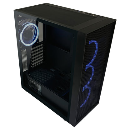 LC-Power Gaming 802 Wanderer_X Series | ATX Gaming Gehäuse Mesh, Glas und ARGB