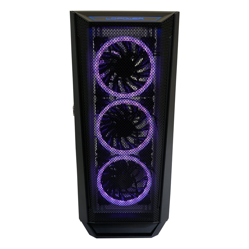LC-Power LC-805BW-ON Holo-1_X | Schwarz-Weißer ARGB ATX Midi Tower