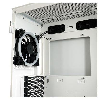 LC-Power LC-805BW-ON Holo-1_X | Schwarz-Weißer ARGB ATX Midi Tower