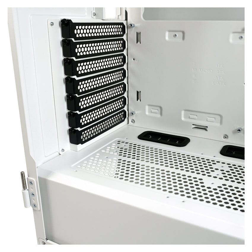 LC-Power LC-805BW-ON Holo-1_X | Schwarz-Weißer ARGB ATX Midi Tower