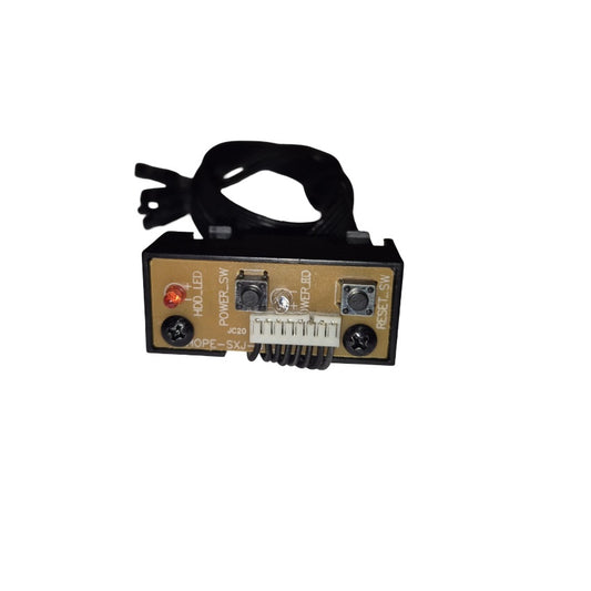 LC-1400MI Replacement Button-LED Panel - Front Power, Reset Button and LED Type 2