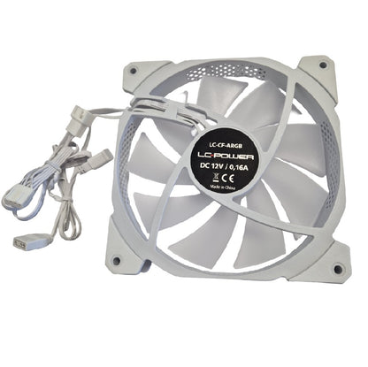 LC-717W-ON Ersatz ARGB 140mm Lüfter Weis