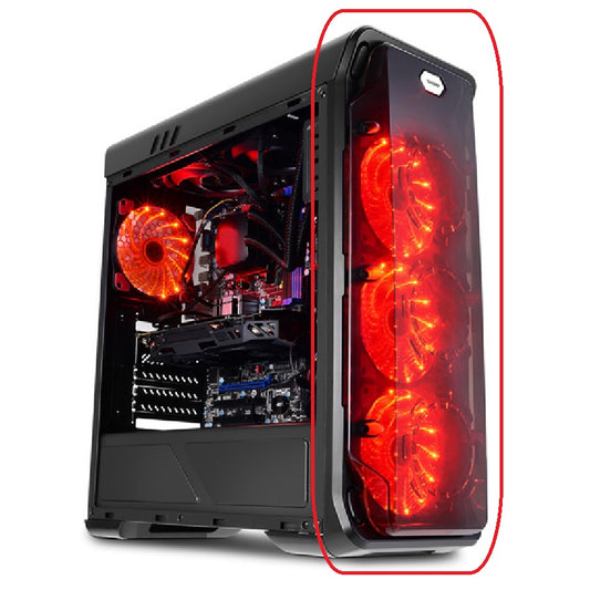 LC-988B-ON "Red Typhoon" Ersatz Frontpanel