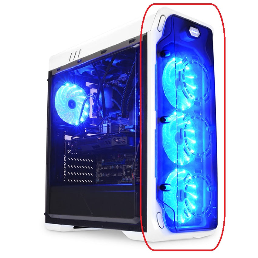 LC-988W-ON "Blue Typhoon" Ersatz Frontpanel
