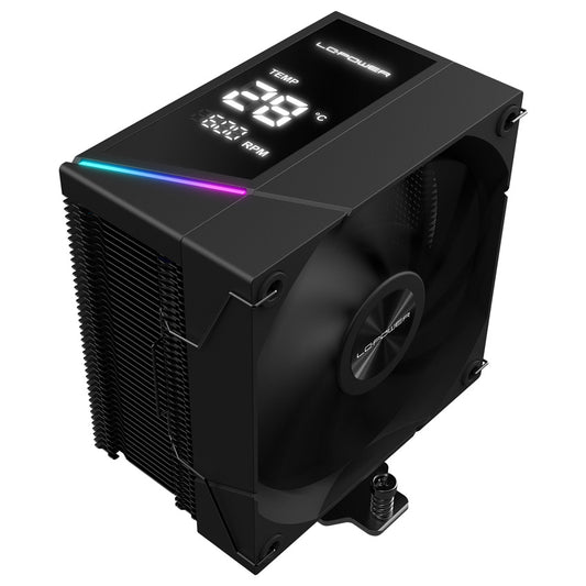 LC-Power LC-CC-120-DB6 DIGI CPU-Kühler | 230W TDP & Live Display