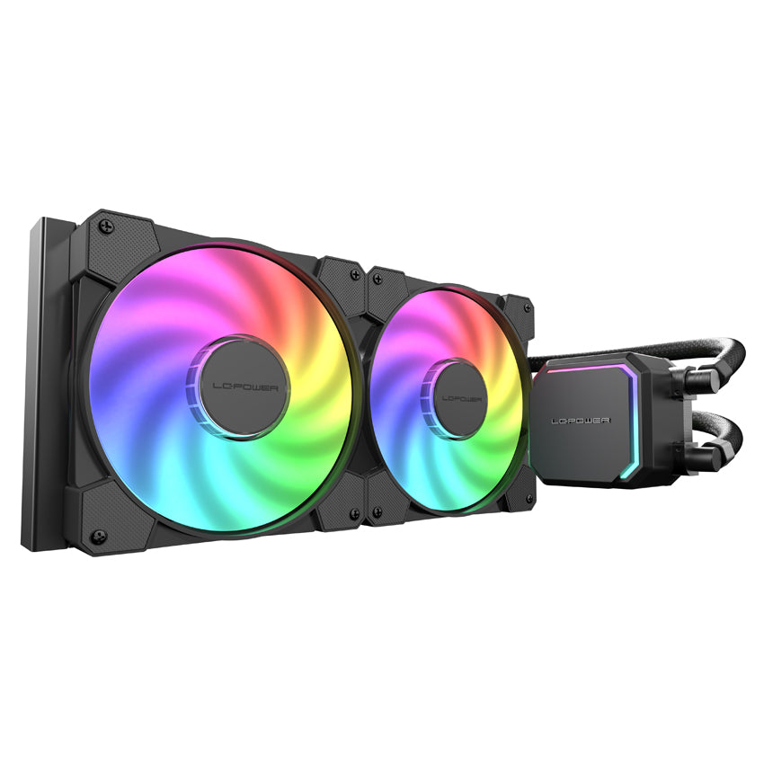 LC-CC-280-B-ARGB – JetFlow - AIO Liquid Cooling | 280 Watt | PWM | Intel & AMD | 280 mm