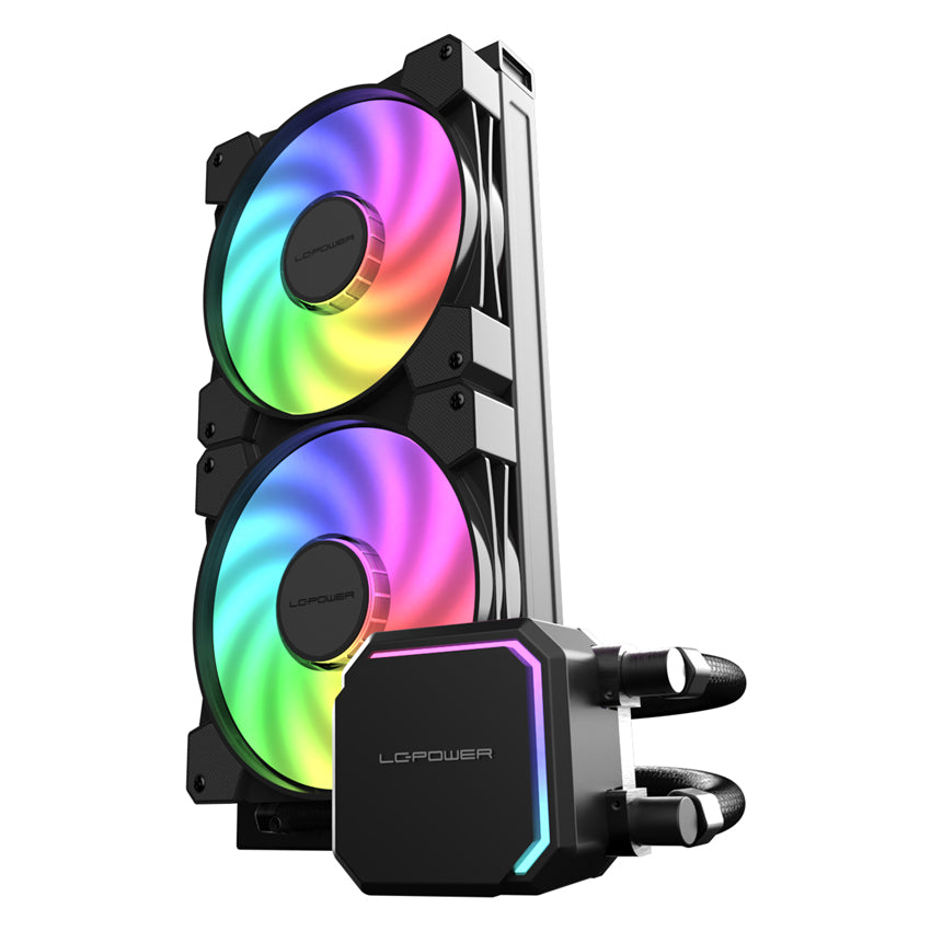 LC-CC-280-B-ARGB – JetFlow - AIO Liquid Cooling | 280 Watt | PWM | Intel & AMD | 280 mm