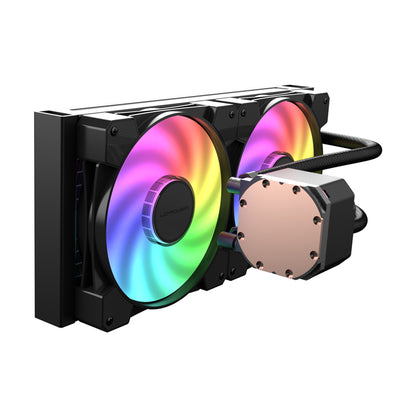 LC-CC-280-B-ARGB – JetFlow - AIO Liquid Cooling | 280 Watt | PWM | Intel & AMD | 280 mm