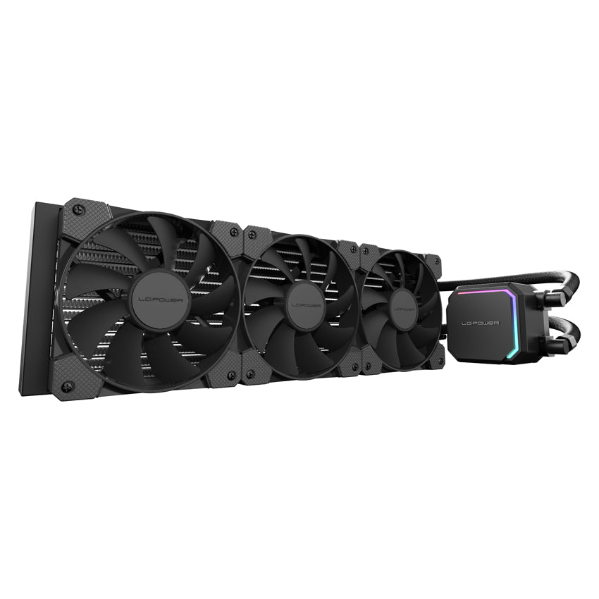 LC-CC-360-B - JetFlow - AiO Liquid Cooling | 300 Watt | PWM | Intel & AMD | 360 mm