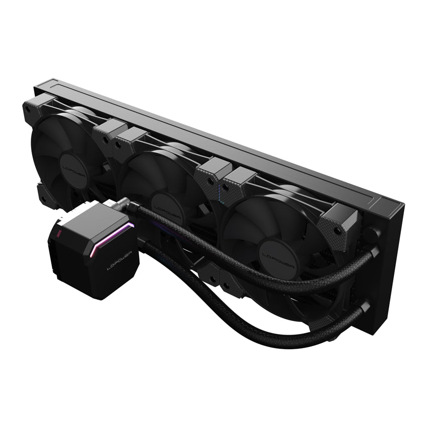 LC-CC-360-B - JetFlow - AiO Liquid Cooling | 300 Watt | PWM | Intel & AMD | 360 mm