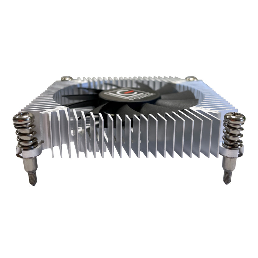 LC-Power LC-CC-65 CPU-Kühler – Ultra-kompakter Low-Profile Top-Blower (75W TDP, Intel LGA 1200 / 115x, PWM)