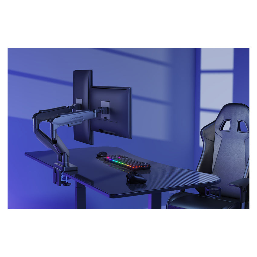 LC-EQ-A34B-D - FLEXX - Dual Monitor Desk Mount up to 34 inches