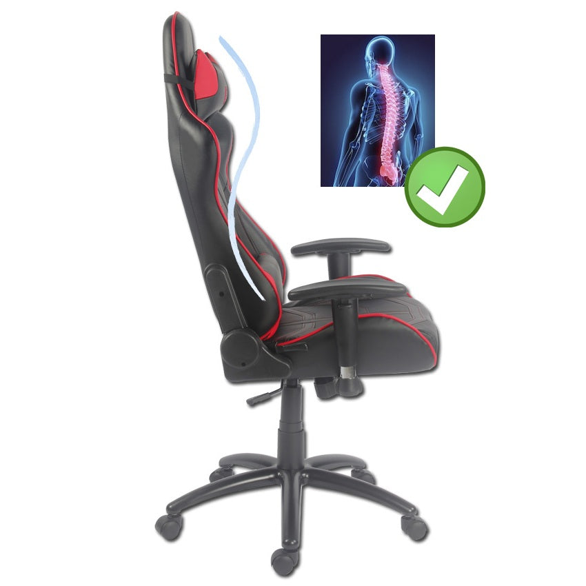 LC-GC-1 - Gaming-Stuhl - Schwarz-Rot