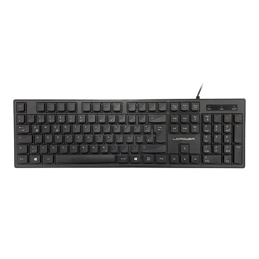 LC-KEY-903DE USB Keyboard | German Layout | Quiet Full-Size Office Keyboard