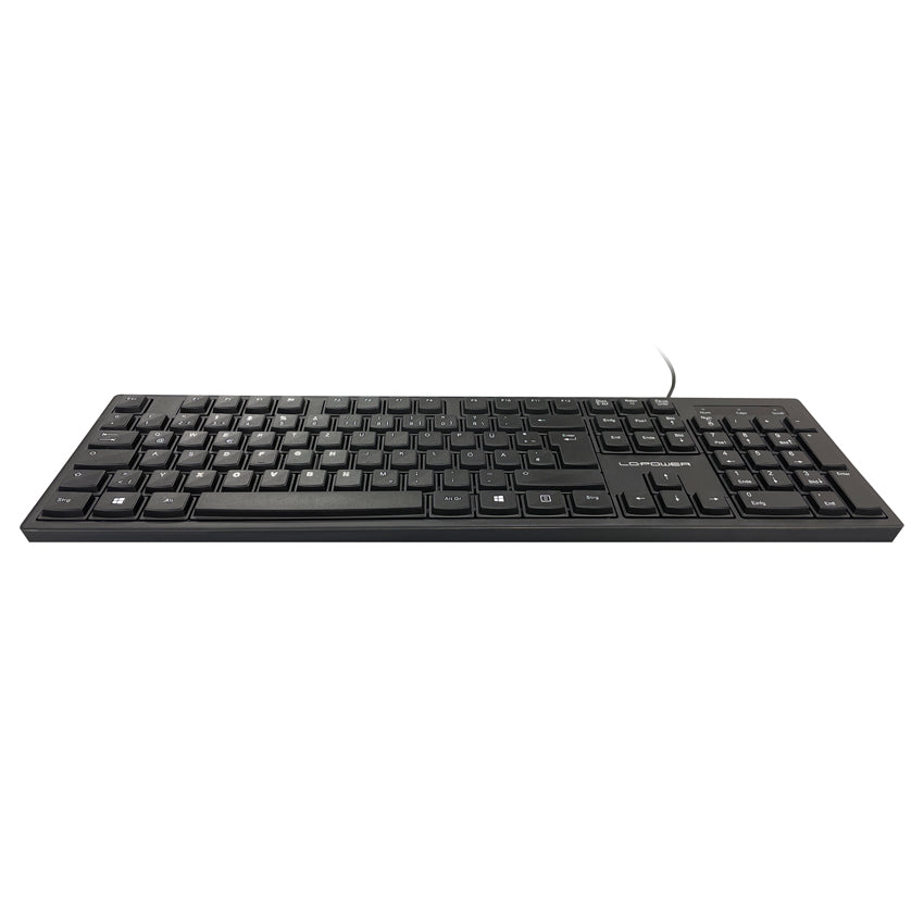 LC-KEY-903DE USB Keyboard | German Layout | Quiet Full-Size Office Keyboard