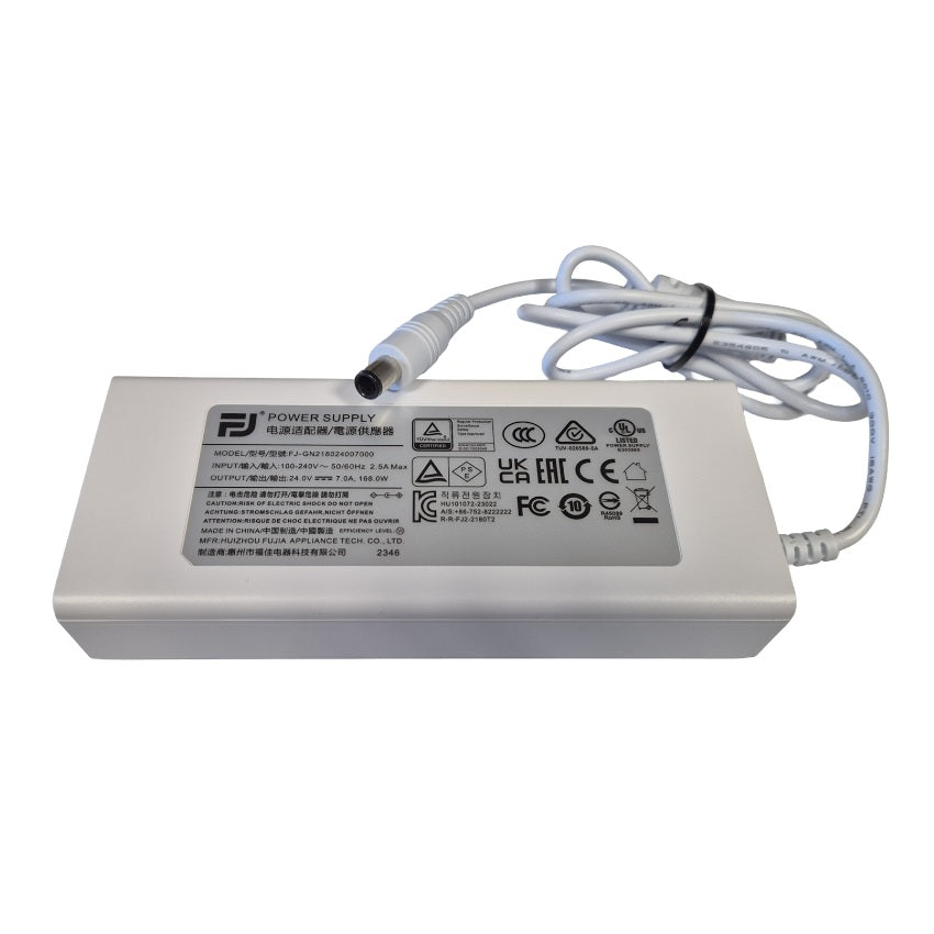 Replacement external monitor power supply OUTPUT 24V / 7.0A / 168Watt / plug 7.4x5.0