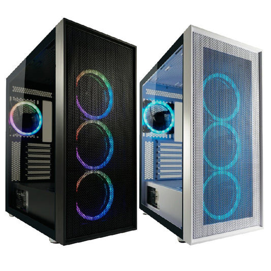 LC-Power Gaming 802 Wanderer_X Series | ATX Gaming Gehäuse Mesh, Glas und ARGB