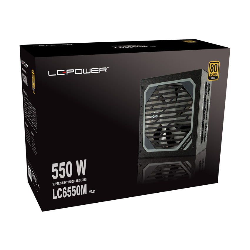 LC-Power LC6550M V2.31 Netzteil 550W 80+ Gold | Vollmodular
