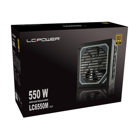 LC-Power LC6550M V2.31 Netzteil 550W 80+ Gold | Vollmodular
