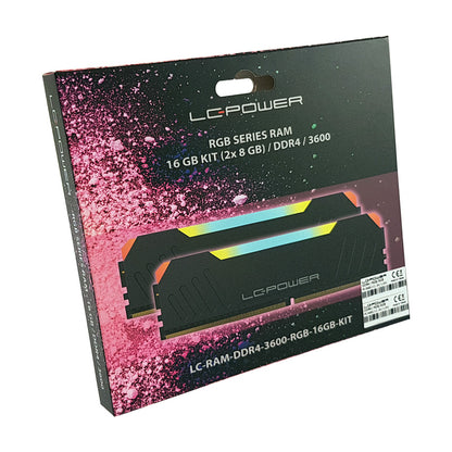 LC-RAM-DDR4-3600-RGB-16GB-KIT - Arbeitsspeicher DDR4 16GB Kit (2x 8GB) RGB LED