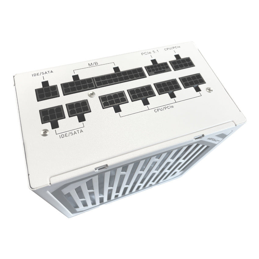 Refurbished LC1000MW V3.1 80+ Gold in Weiß - Super Silent Modular Serie - ATX Netzteil