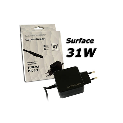 LC31NB-PRO-SURF - Surface-Notebook-Netzteil - 31 Watt für Surface Pro 3 & 4