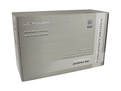 LC-Power LC550 V2.31 - Platinum Series -550W Netzteil – 80+ Platinum, Vollmodular