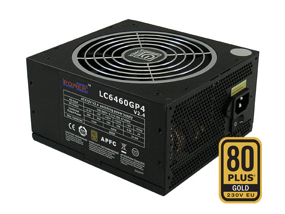 LC-Power LC6460GP4 V2.4 - GP4 Series -460W Netzteil – 80+ Gold, Semi-Modular