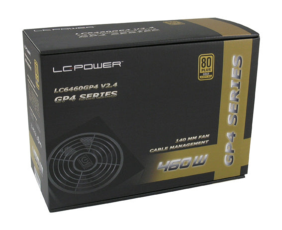LC-Power LC6460GP4 V2.4 - GP4 Series -460W Netzteil – 80+ Gold, Semi-Modular