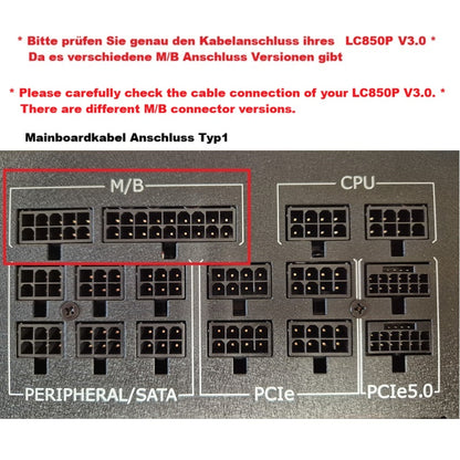 LC850P V3.0 Ersatzkabelset