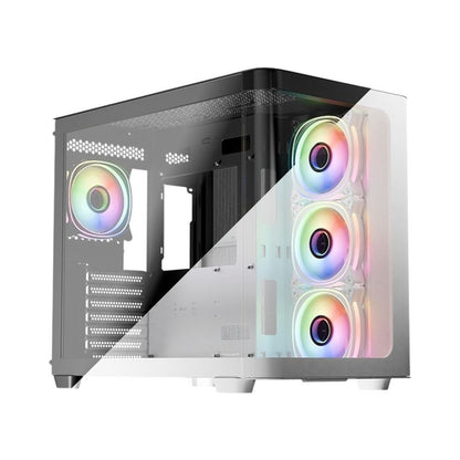 LC-8001W/B – Glass side panel