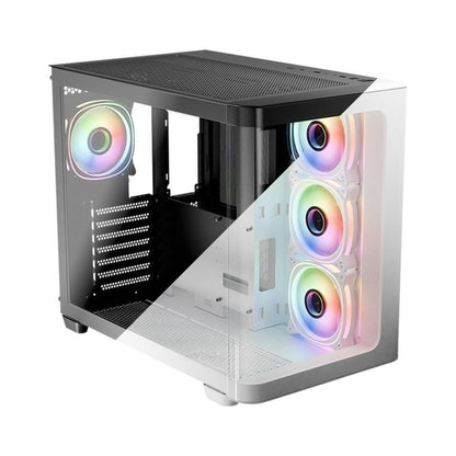 LC-8001W/B – Glass side panel