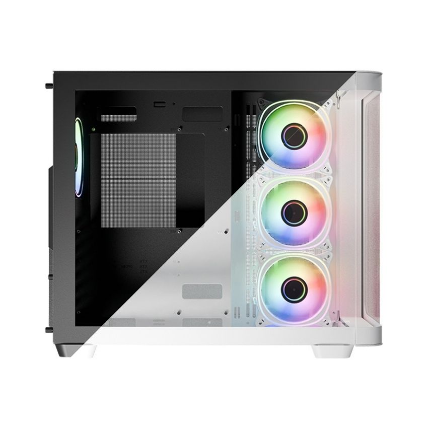 LC-8001W/B – Glass side panel