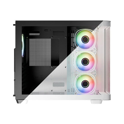 LC-8001W/B – Glass side panel